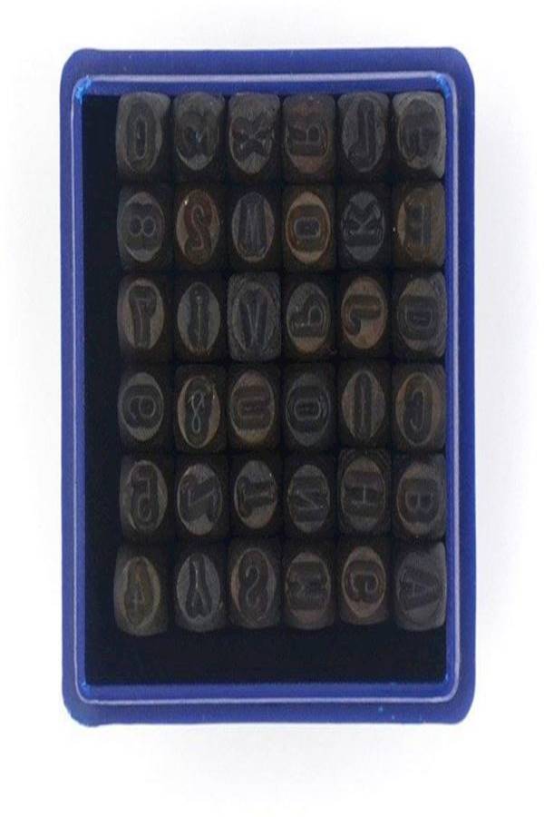 Generic Number Punch Stamp Engraving Tool Purple  - Image 2