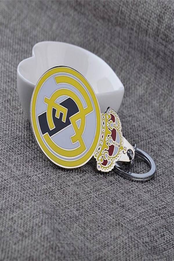 Real Madrid Soccer Team Logo Keychain