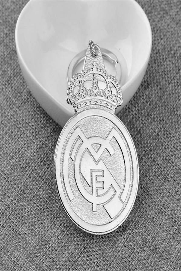 Real Madrid Soccer Team Logo Keychain