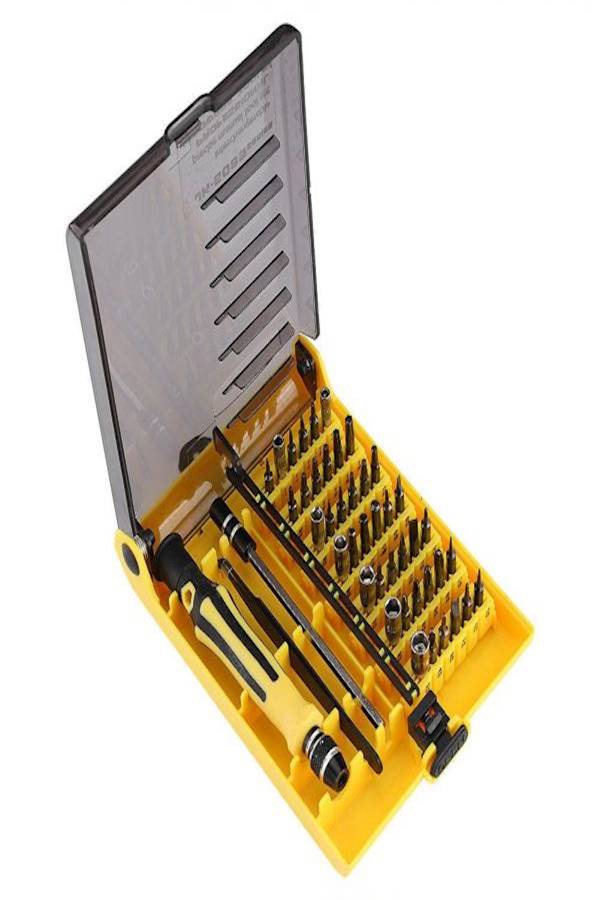 45-In-1 Cell Phone Repair Tool Set Silver  - Image 1
