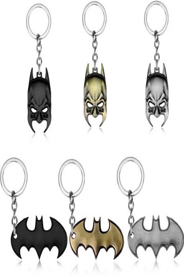 سلسلة مفاتيح من خليط معدني بتصميم قناع باتمان الأسود من سلسلة The Avengers - Image 2