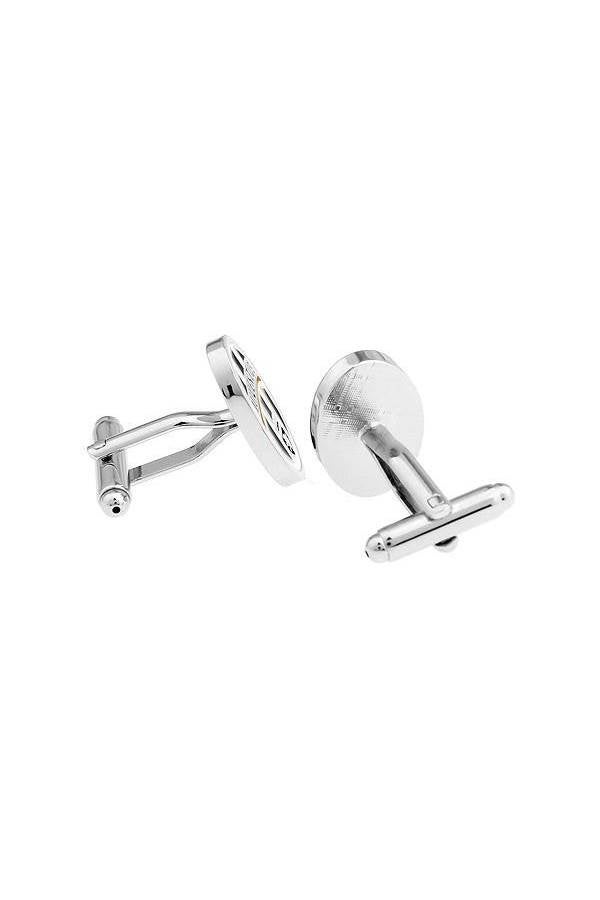 Generic - Juventus Team Engraved Stainless Steel Cufflinks - Image 1