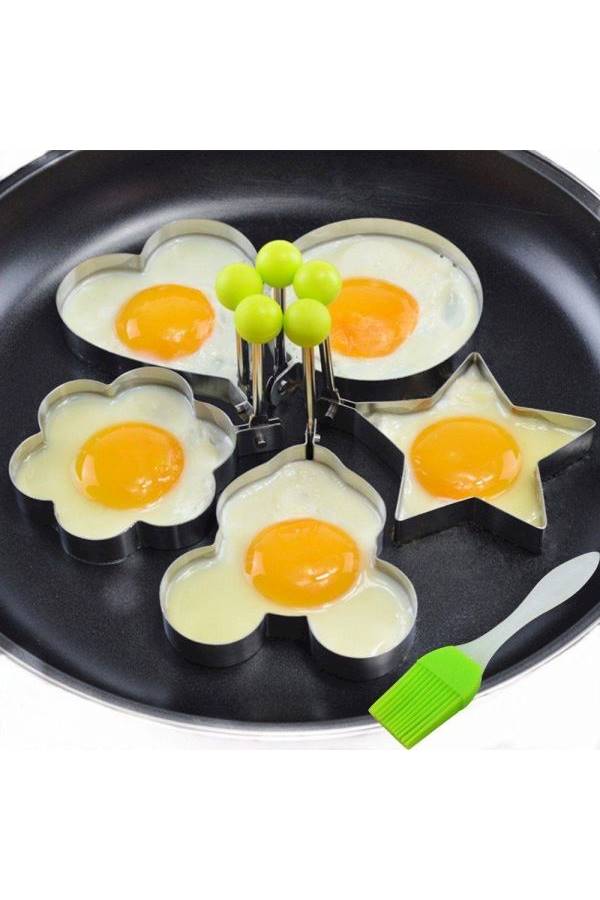 Generic Stainless Steel Egg Mold Pancake Mould Ring Fried Cooking Shaper  - Image 3