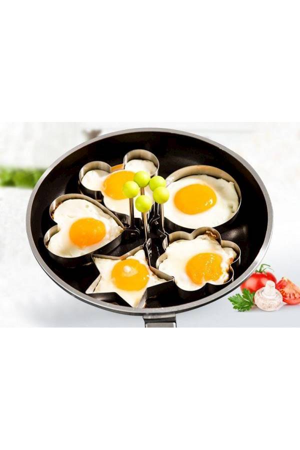Generic Stainless Steel Egg Mold Pancake Mould Ring Fried Cooking Shaper  - Image 2