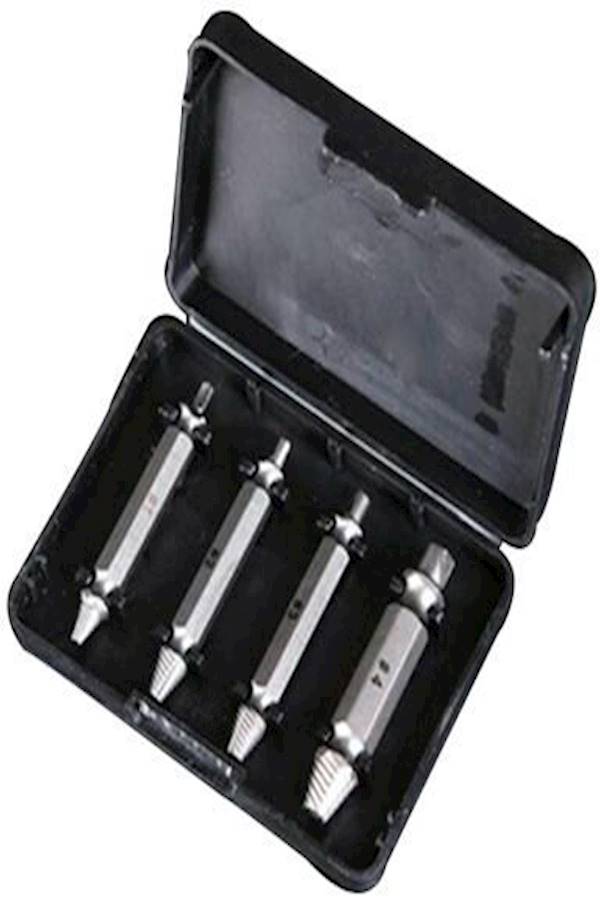 طقم مفكات لازالة البراغي المتضررة - 4 قطع