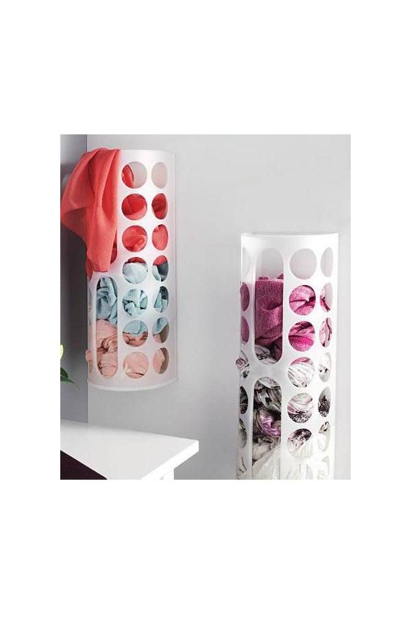 Plastic Bag Dispenser Set Of 2 White  - Image 1