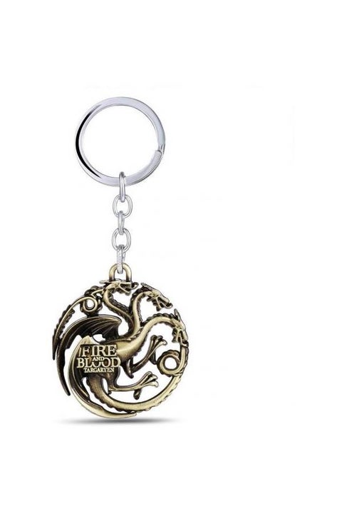 Game Of Thrones House Targaryen Dragon Keys Ring Key Chain