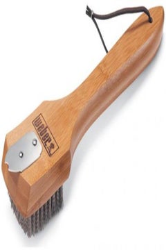 Weber Bamboo Grill Brush Brown 30cm 