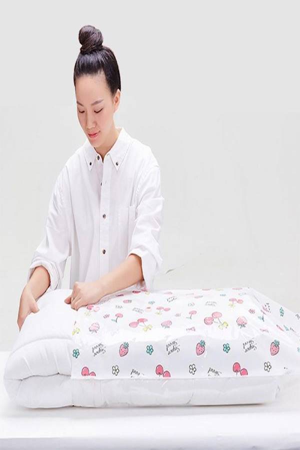 9-Piece Premium Vacuum Storage Bags Set Pink  - Image 3