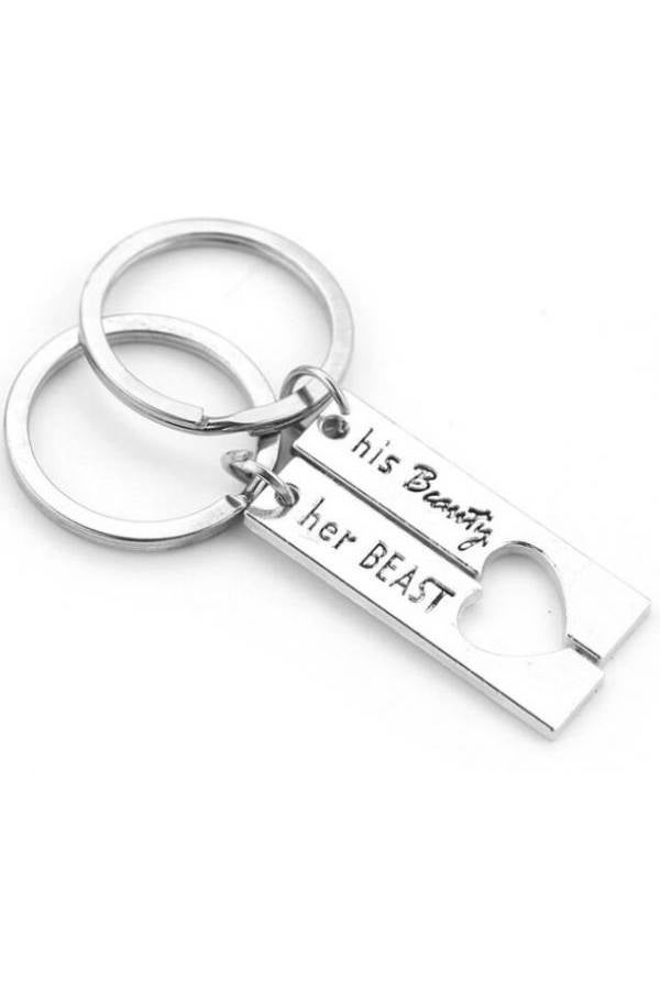 Couple Stamped Key Chain - Image 1