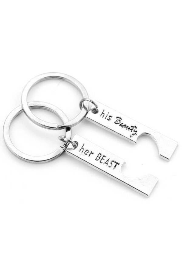 Couple Stamped Key Chain - Image 2