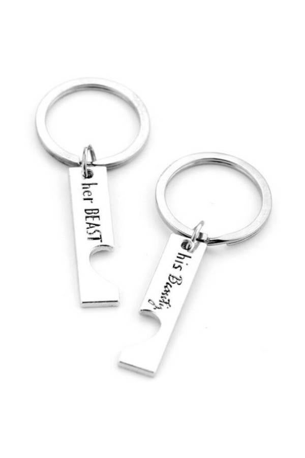 Couple Stamped Key Chain - Image 3