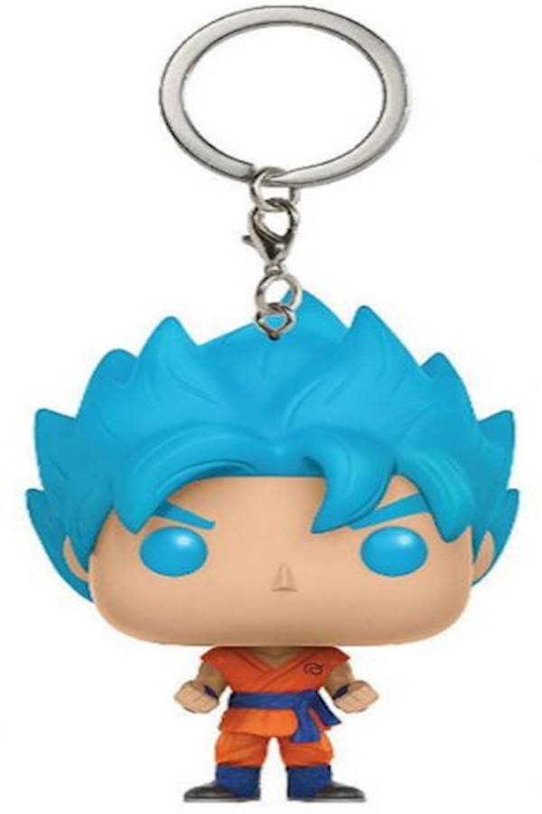سلسلة مفاتيح دائرية بتصميم شخصية فيچيتا بشعر أزرق من مسلسل الأنمي "Dragon Ball" من مجموعة فانكو بوب - Image 3