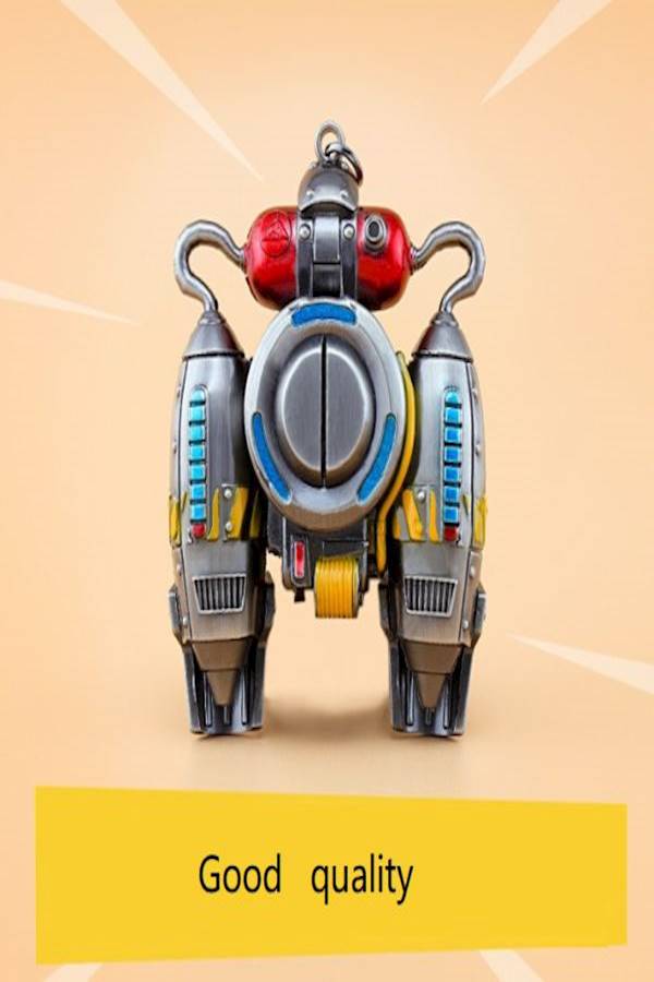 Generic Fortress Night Fortnite Jet Backpack Alloy Model Key Chain  - Image 2
