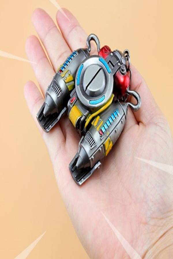 Generic Fortress Night Fortnite Jet Backpack Alloy Model Key Chain  - Image 4