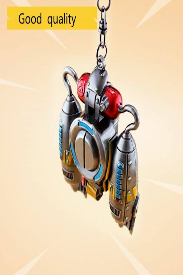 Generic Fortress Night Fortnite Jet Backpack Alloy Model Key Chain  - Image 5