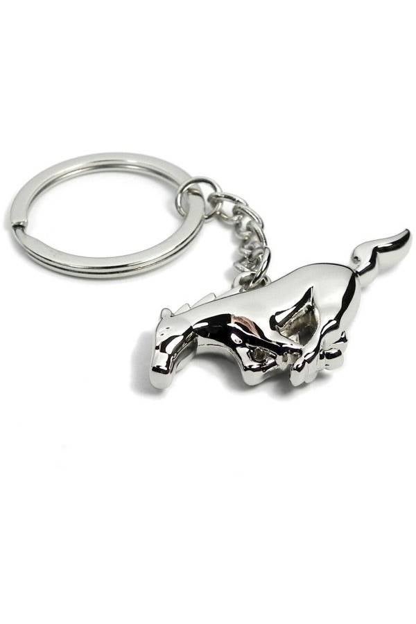 سلسلة مفاتيح مزينة بشعار شركة موستانج - Image 2