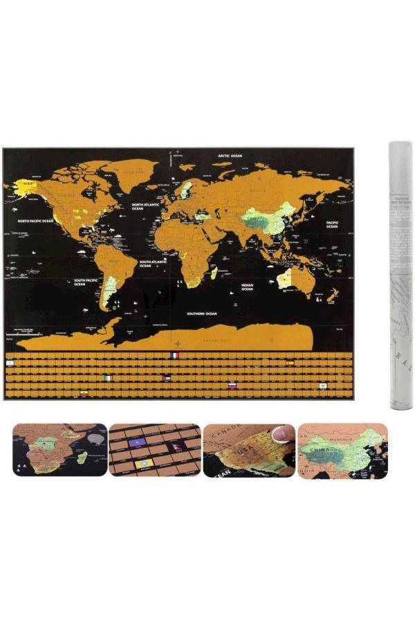 Generic - World Travel Scratch Off Map - Image 1
