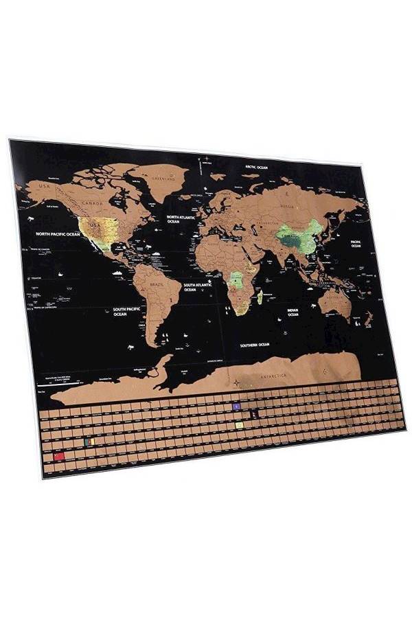 Generic - World Travel Scratch Off Map - Image 1