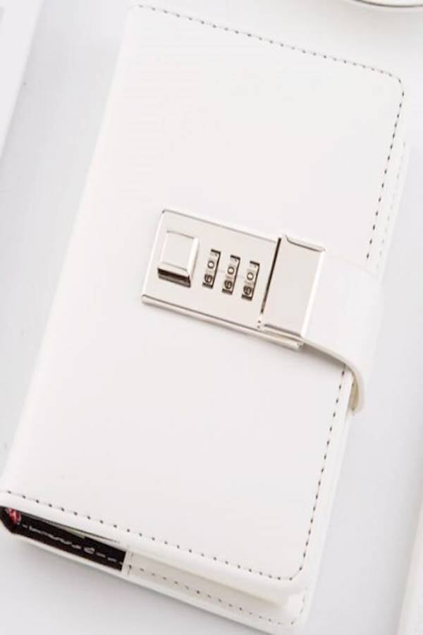 Combination Lock Student Diary Notebook A7 - Image 3