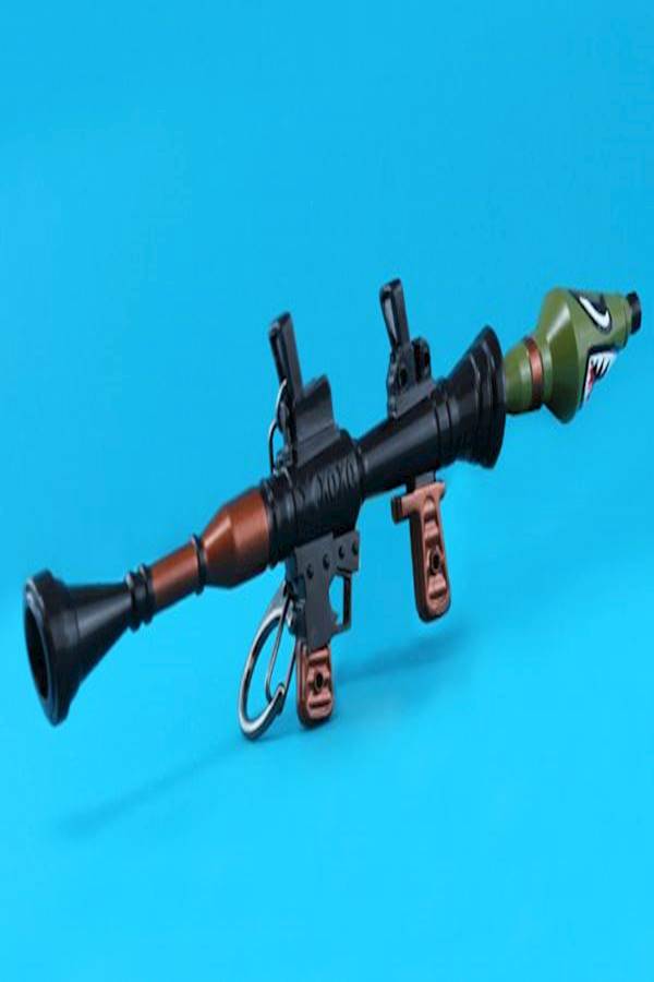 Rocket Launcher Model Keychain Black/Maroon/Green - Image 2