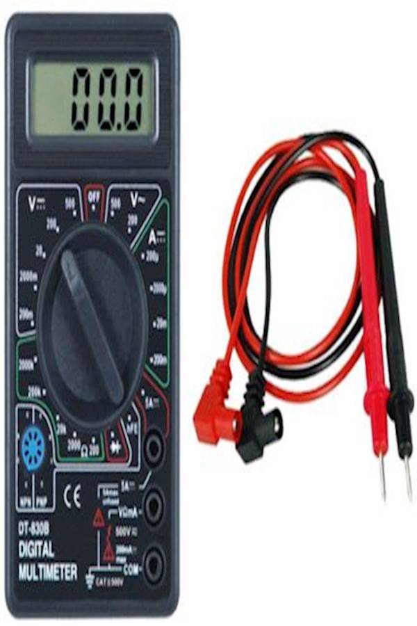 Professional Digital Multimeter Black 126x24x70mm - Image 2