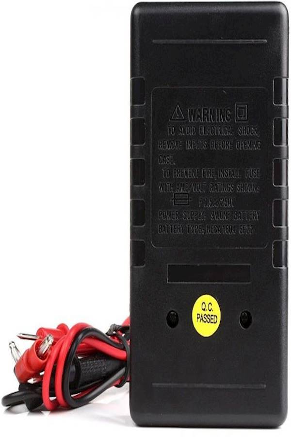 Professional Digital Multimeter Black 126x24x70mm - Image 4