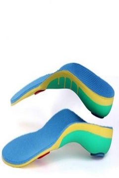 Beauenty Orthotics Insoles Shoe Flat Feet Arch Green/Blue/Yellow  - Image 5