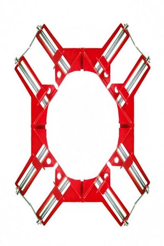 Set Of 4 Multi 90 Degree Right Angle Clamp Hand Tools Red - v1555611173/N24132417A_1