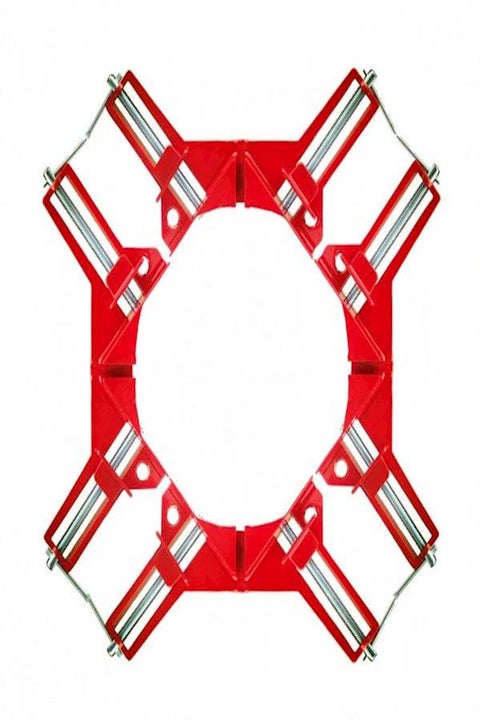 Set Of 4 Multi 90 Degree Right Angle Clamp Hand Tools Red