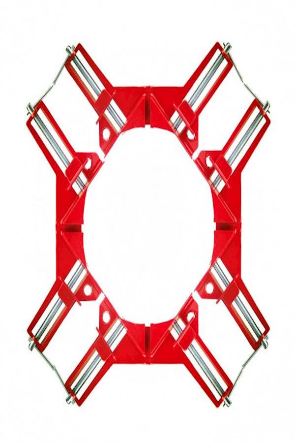 Onidoor - Set Of 4 Multi 90 Degree Right Angle Clamp Hand Tools Red - Image 1
