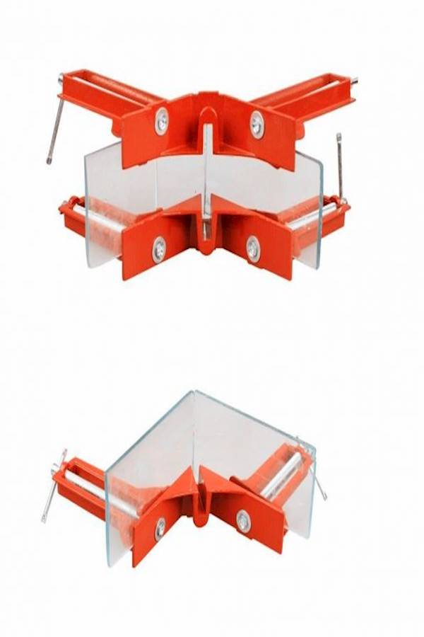 Onidoor - Set Of 4 Multi 90 Degree Right Angle Clamp Hand Tools Red - Image 1