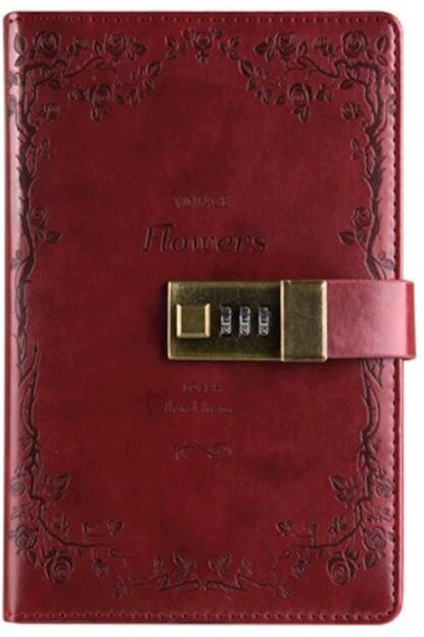 Lock Vintage Diary Student Notebook - Image 1