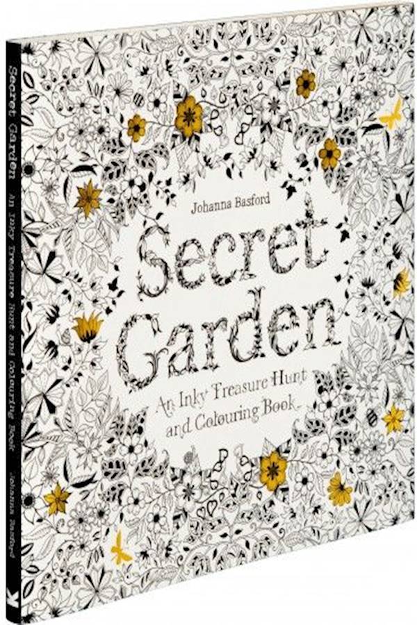 Generic Secret Garden- An Inky Treasure Hunt & Colouring Book  - Image 2