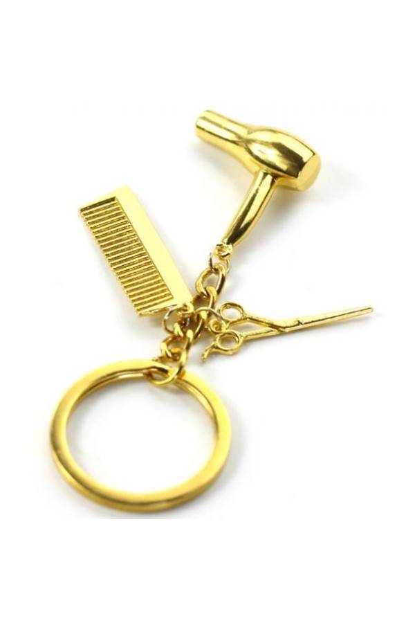 Generic Hairstylist Scissors Shaped Key Chain  - Image 3