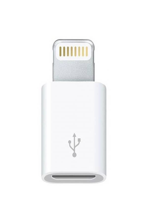 Generic - Iphone Lightning To Micro Usb Adapter Cable For Apple Iphone 5 /5S/5C 6/6S Ipod Touch Ipad 4 Mini - Image 1