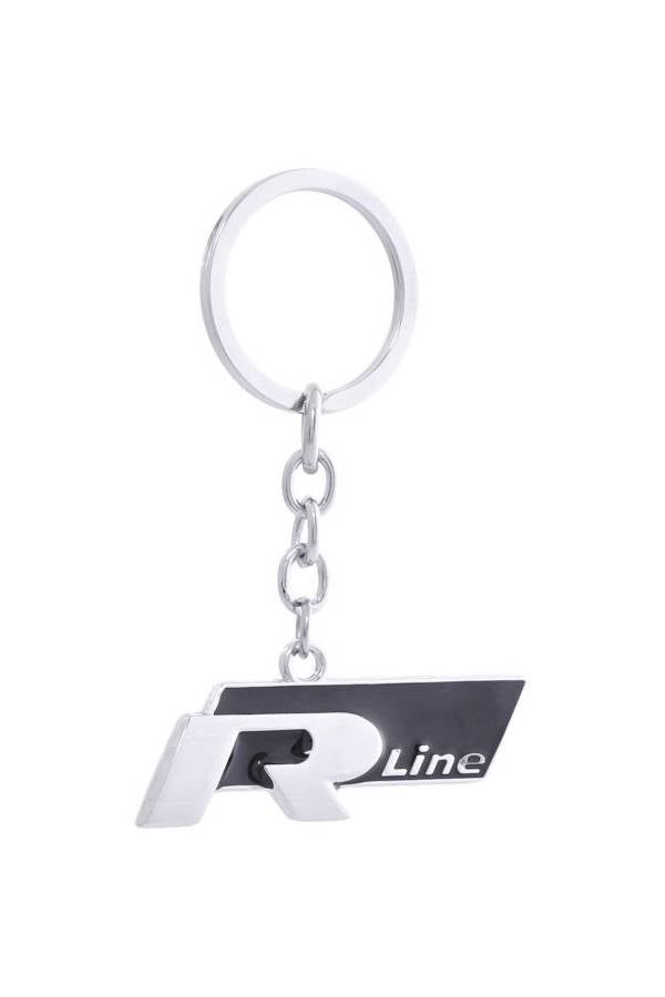 Zinc Alloy Metal Volkswagen R Line Car Key Chain - Image 2