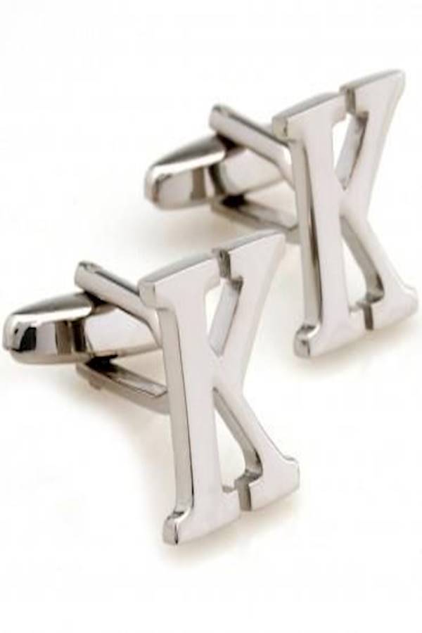 Generic - K Design Brass Cufflinks - Image 1