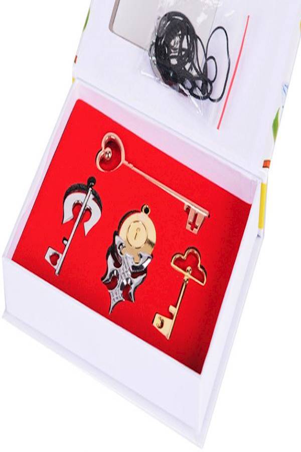 Generic 4 Keys Ring Necklace Box Keychain  - Image 4