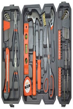 Apollo 50-Piece Homeowners Heavy Duty Tool Set Silver 12x3inch  - Image 2