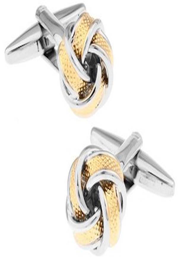 Generic - Copper Spiral Twisted Shape Cufflinks - Image 1