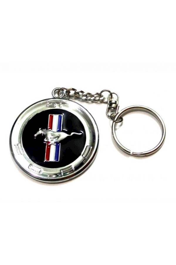 Generic Creative Ford Mustang Metal Car Mark Keychain - Image 1