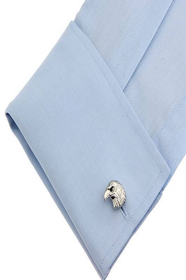 Generic - Copper Eagle Head Shape Cufflinks - Image 1