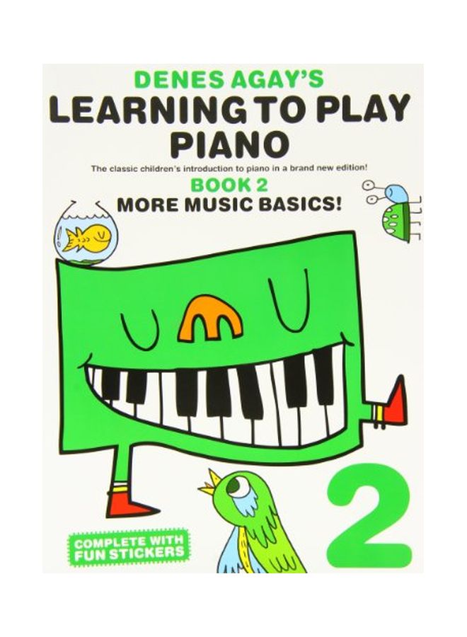 Denes Agay's Learning To Play Piano: Book 2: More Music Basics paperback english - 17 October 2011
