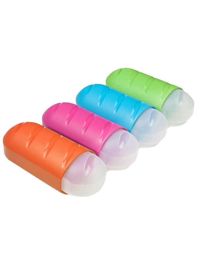 4-Piece Portabotaka Sandwich Holder Multicolour