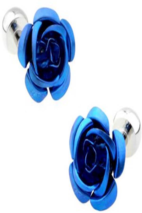 Generic - Copper Bluelover Roses Cufflinks - Image 1
