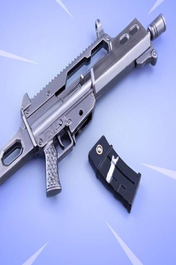 Fortnite Blade Submachine Gun Key Chain Silver/Black - Image 5