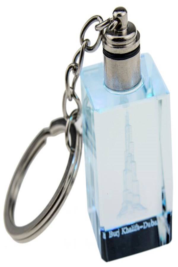 Laser Crystalized Burj Khalifa Key Chain - Image 3