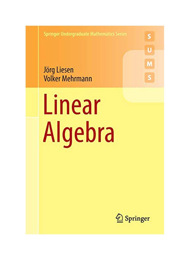 Linear Algebra paperback english - 01 Jan 2016 