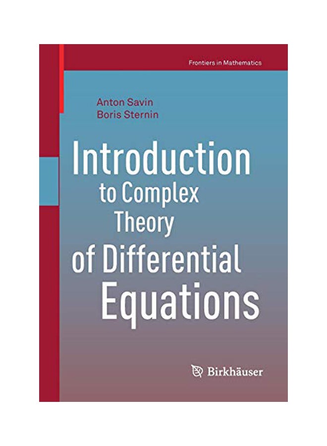 Introduction To Complex Theory Of Differential Equations paperback english - 05 Apr 2017 